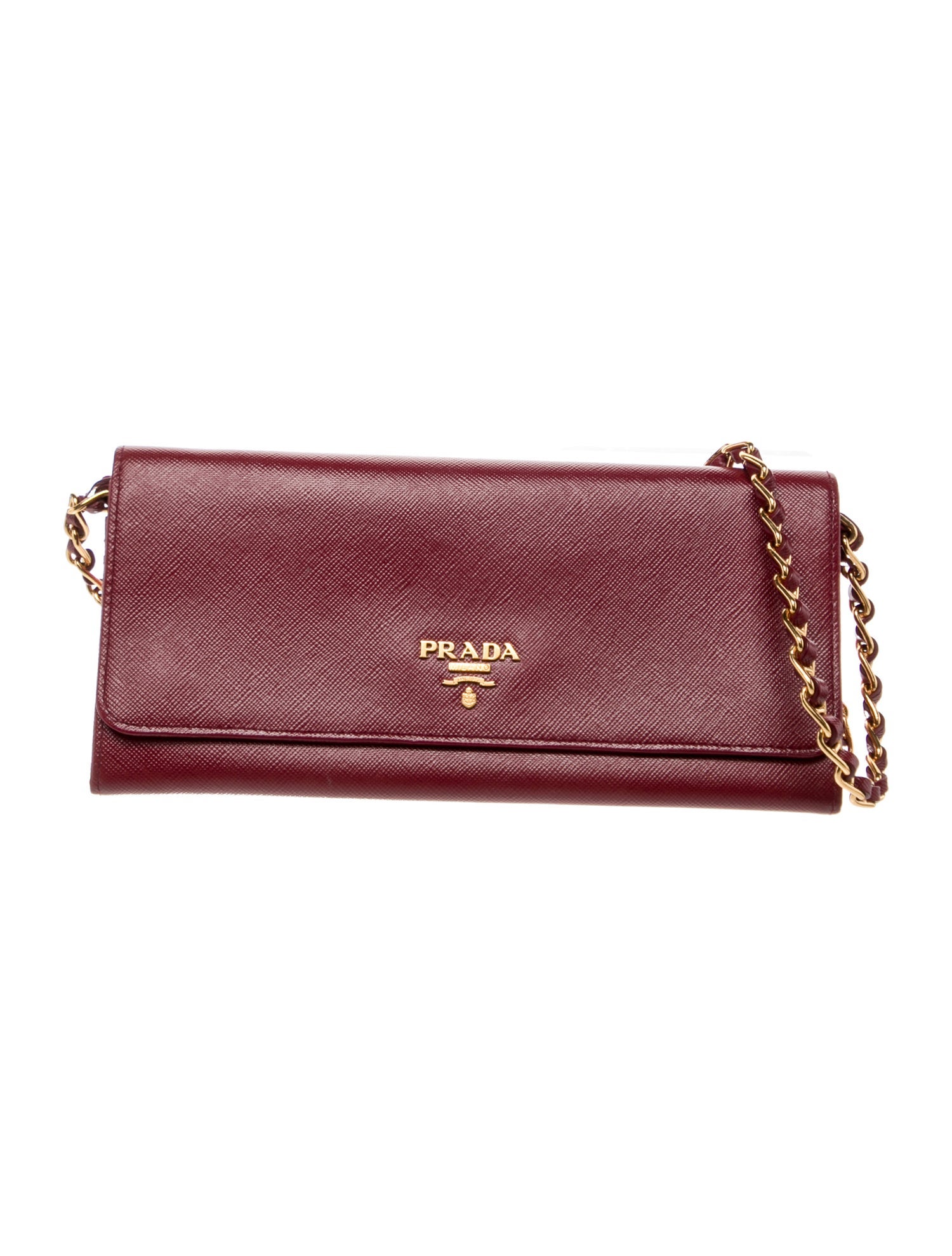 Prada Saffiano Leather Metal