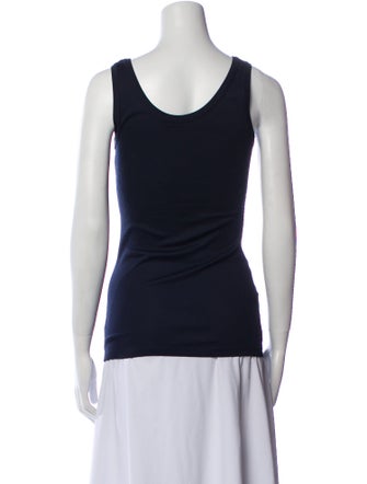 Prada 2024 Scoop Neck Top