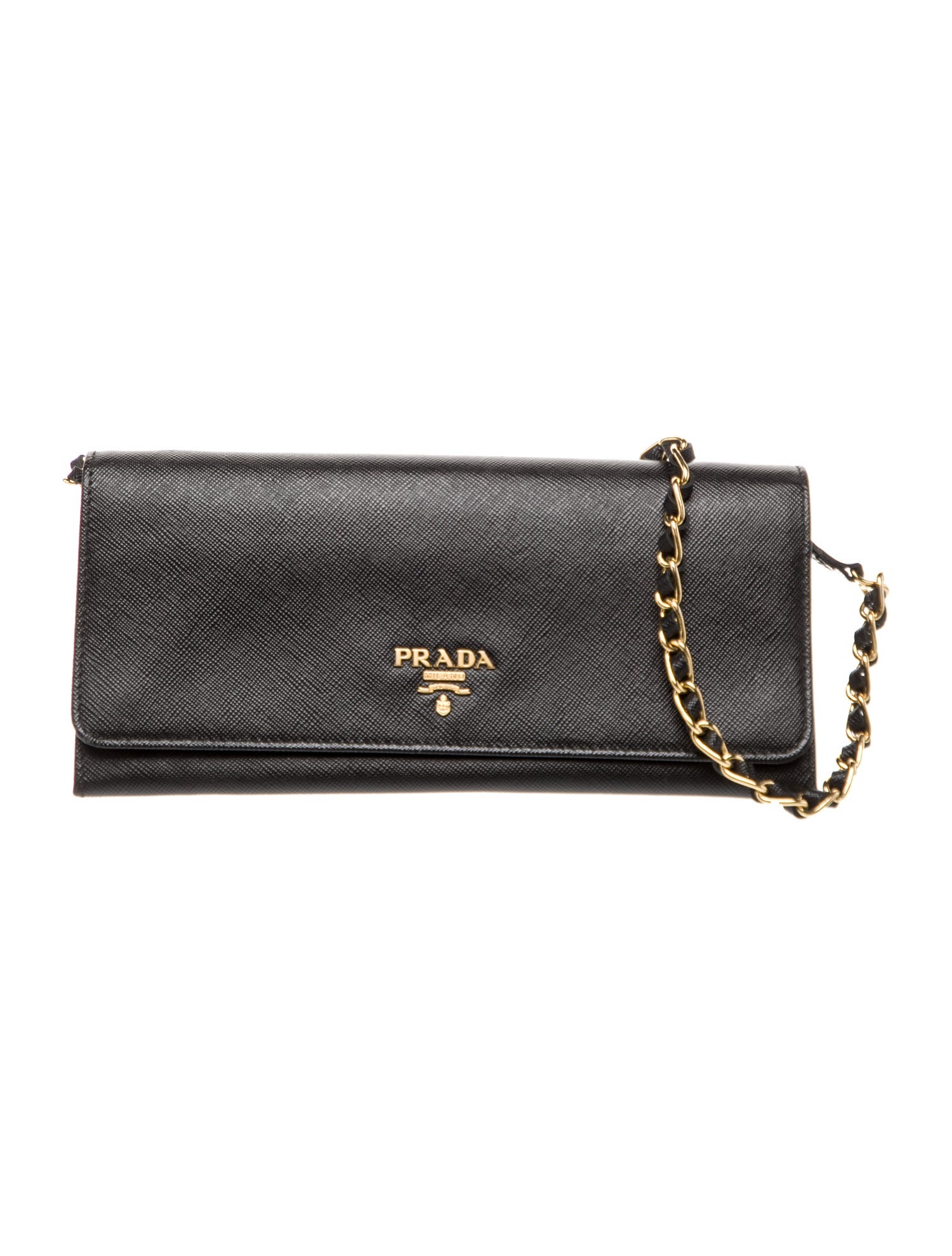 Prada Saffiano Leather Metal