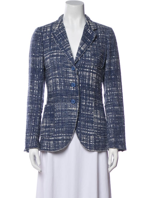 Prada 2011 Plaid Print Blazer