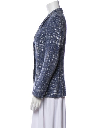 Prada 2011 Plaid Print Blazer