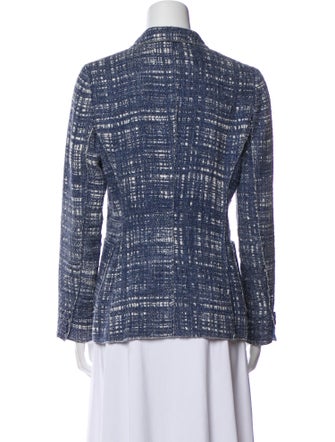 Prada 2011 Plaid Print Blazer
