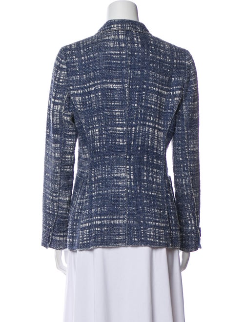 Prada 2011 Plaid Print Blazer
