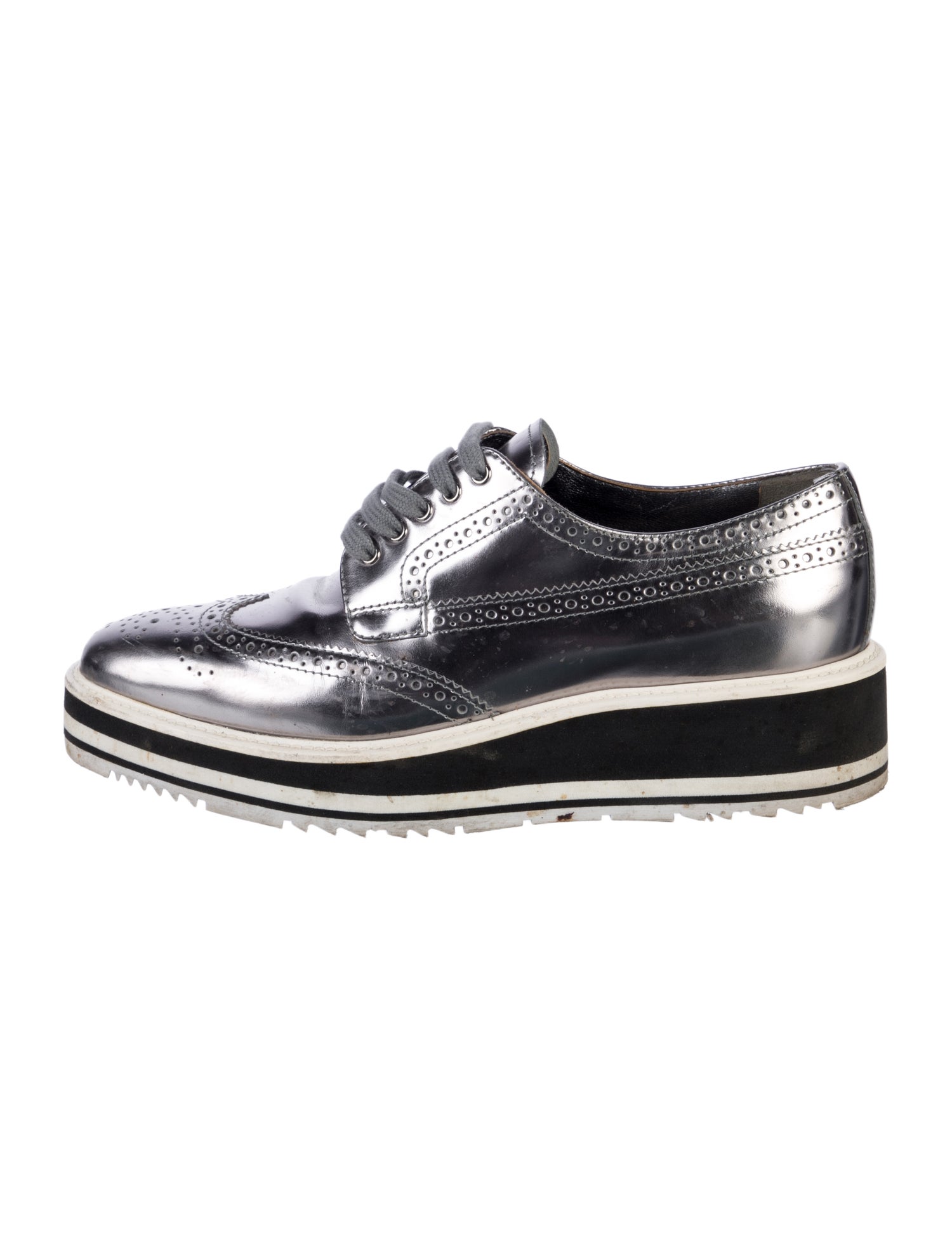 Prada Leather Colorblock Pattern Mules