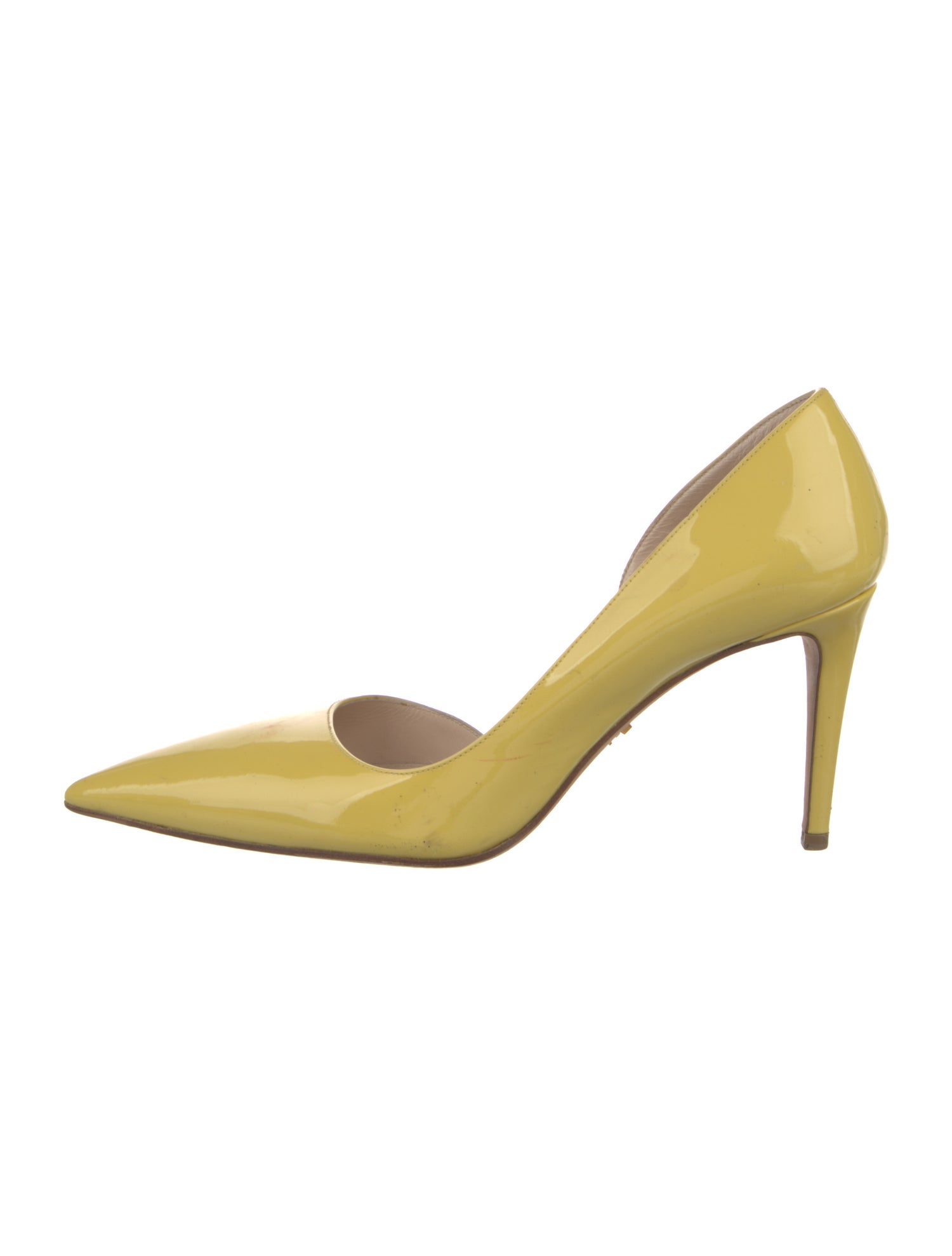 Prada Patent Leather D'Orsay Pumps