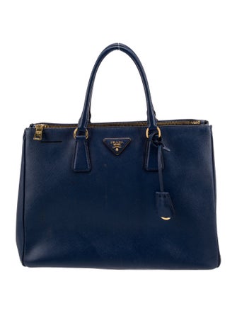 Prada Saffiano Leather Galleria Double Zip XL