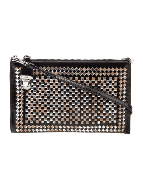 Prada Madras Leather Crossbody Bag