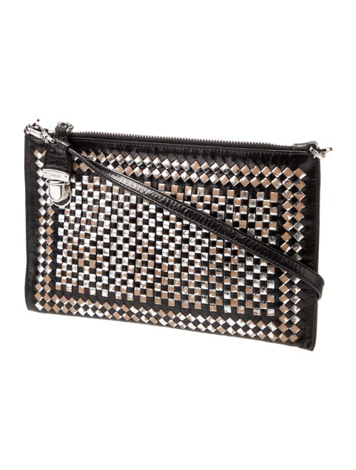 Prada Madras Leather Crossbody Bag