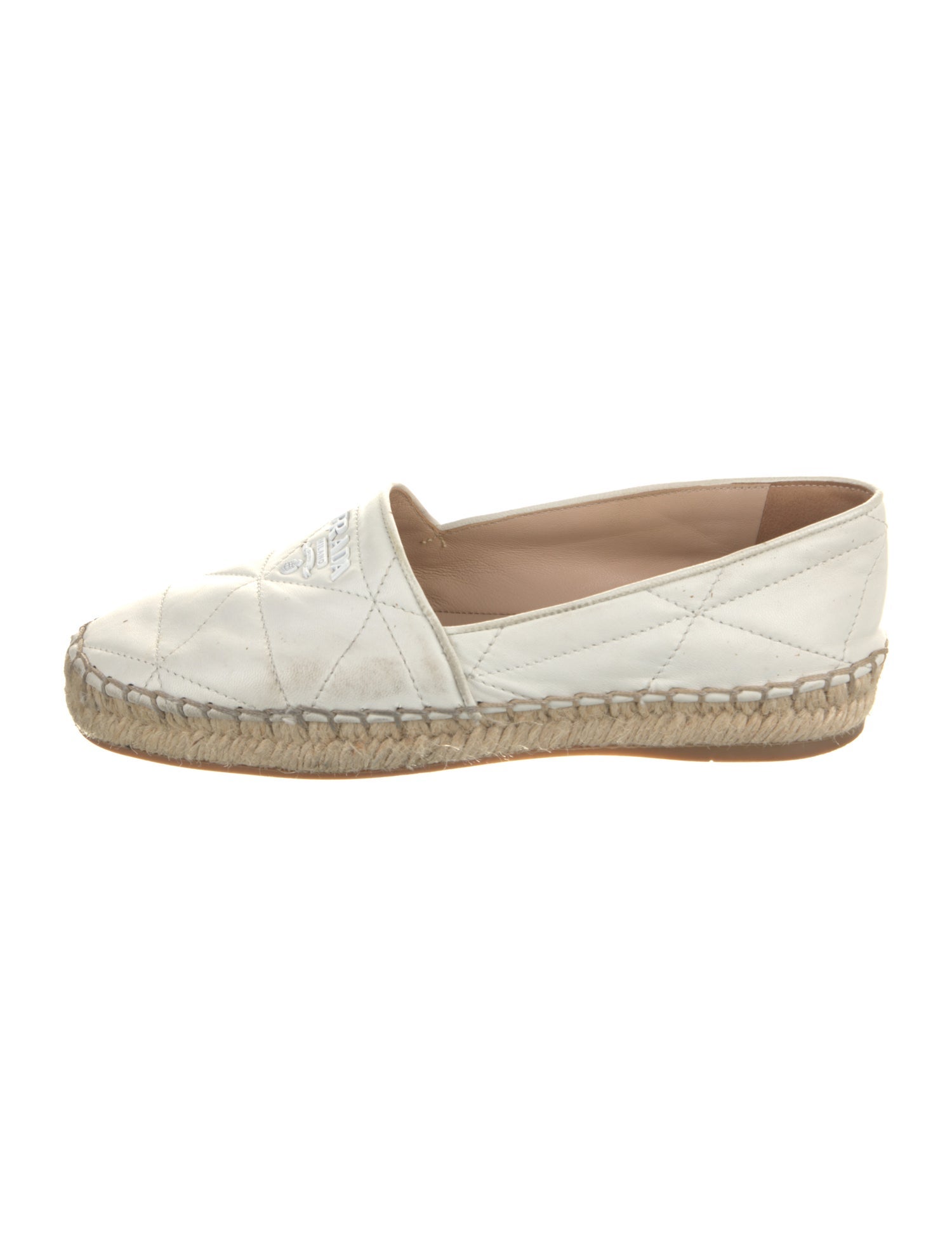 Prada Leather Espadrilles