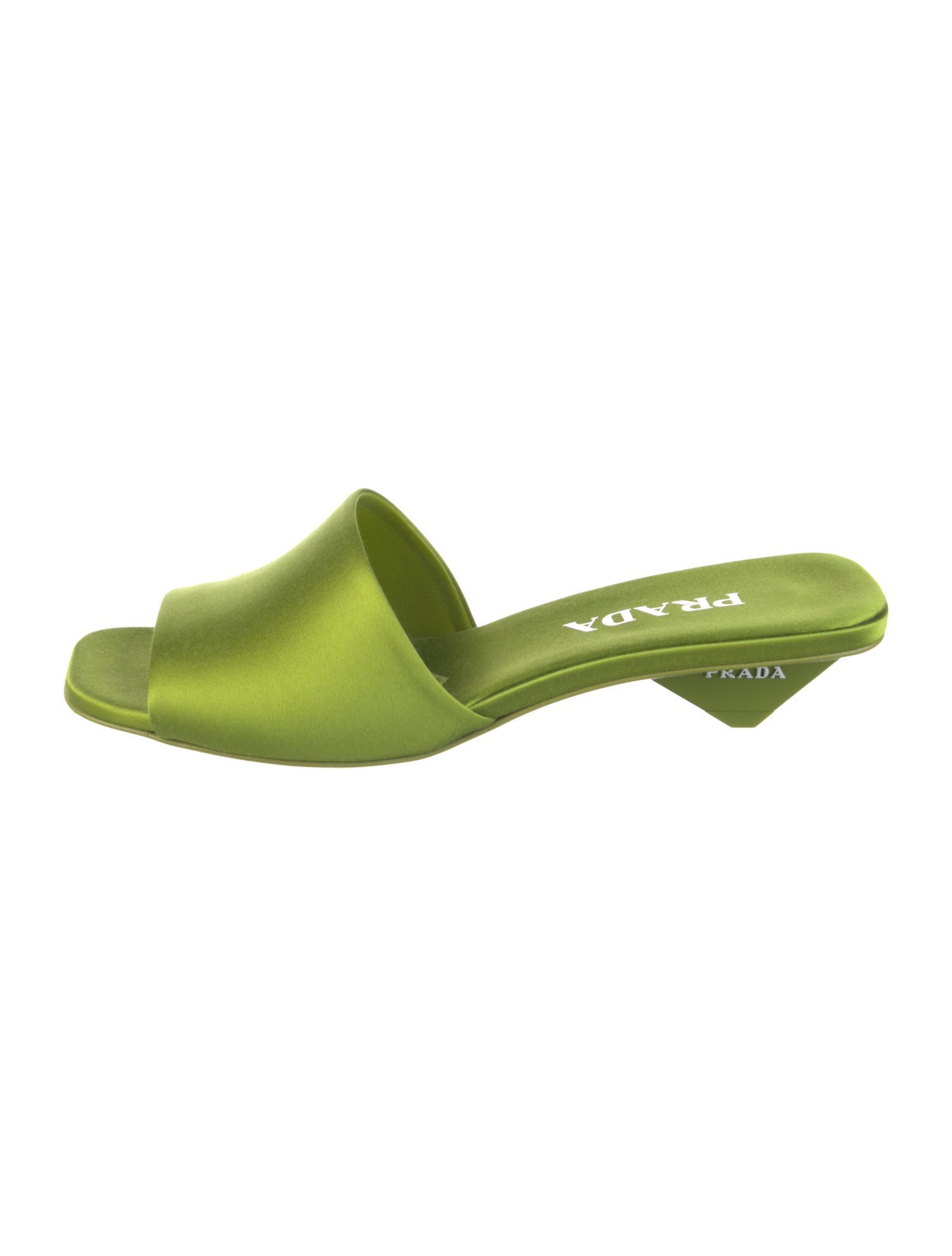 Prada Satin Slides