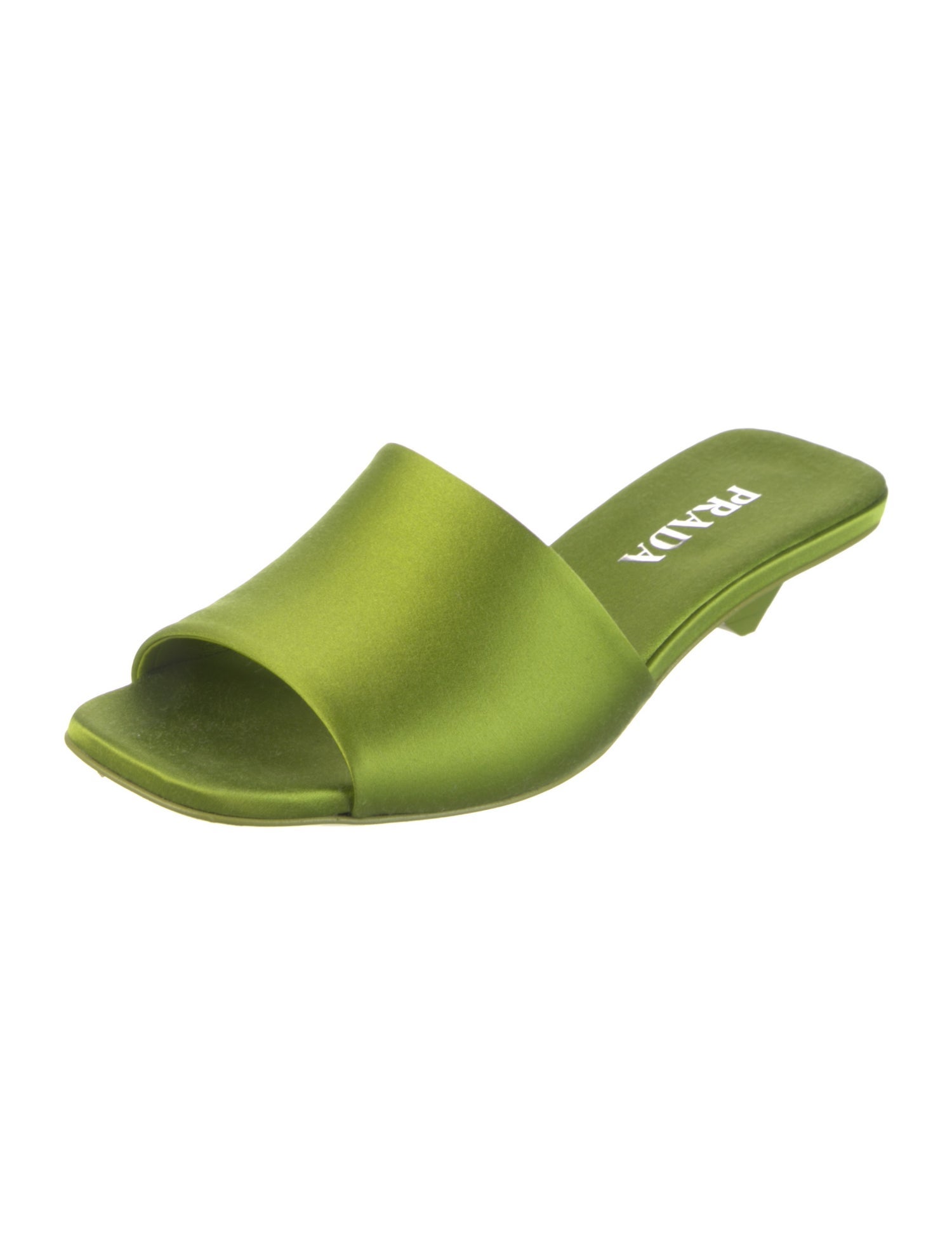 Prada Satin Slides