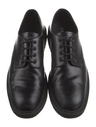 Prada Leather Derby Shoes