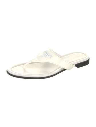 Prada Patent Leather Slides