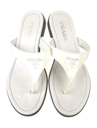 Prada Patent Leather Slides