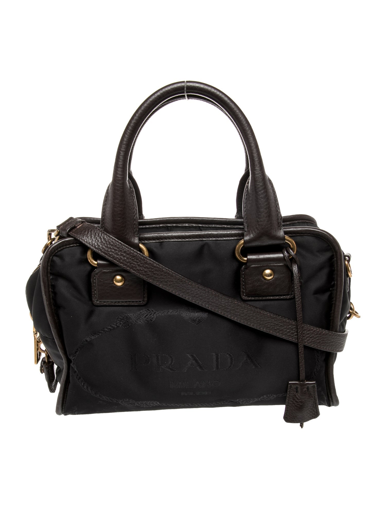 Prada Tessuto Nylon Galleria Double Zip