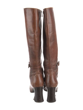 Prada Leather Riding Boots