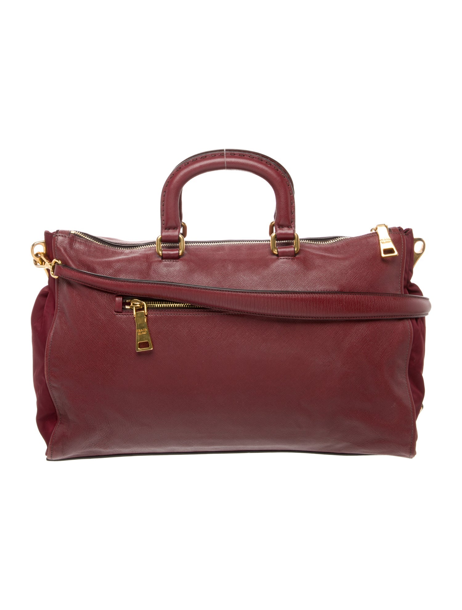 Prada Saffiano Leather Bauletto