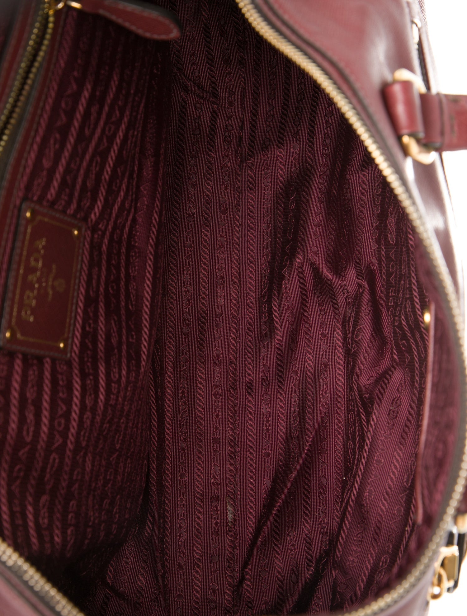 Prada Saffiano Leather Bauletto