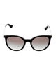 Prada Round Gradient Sunglasses