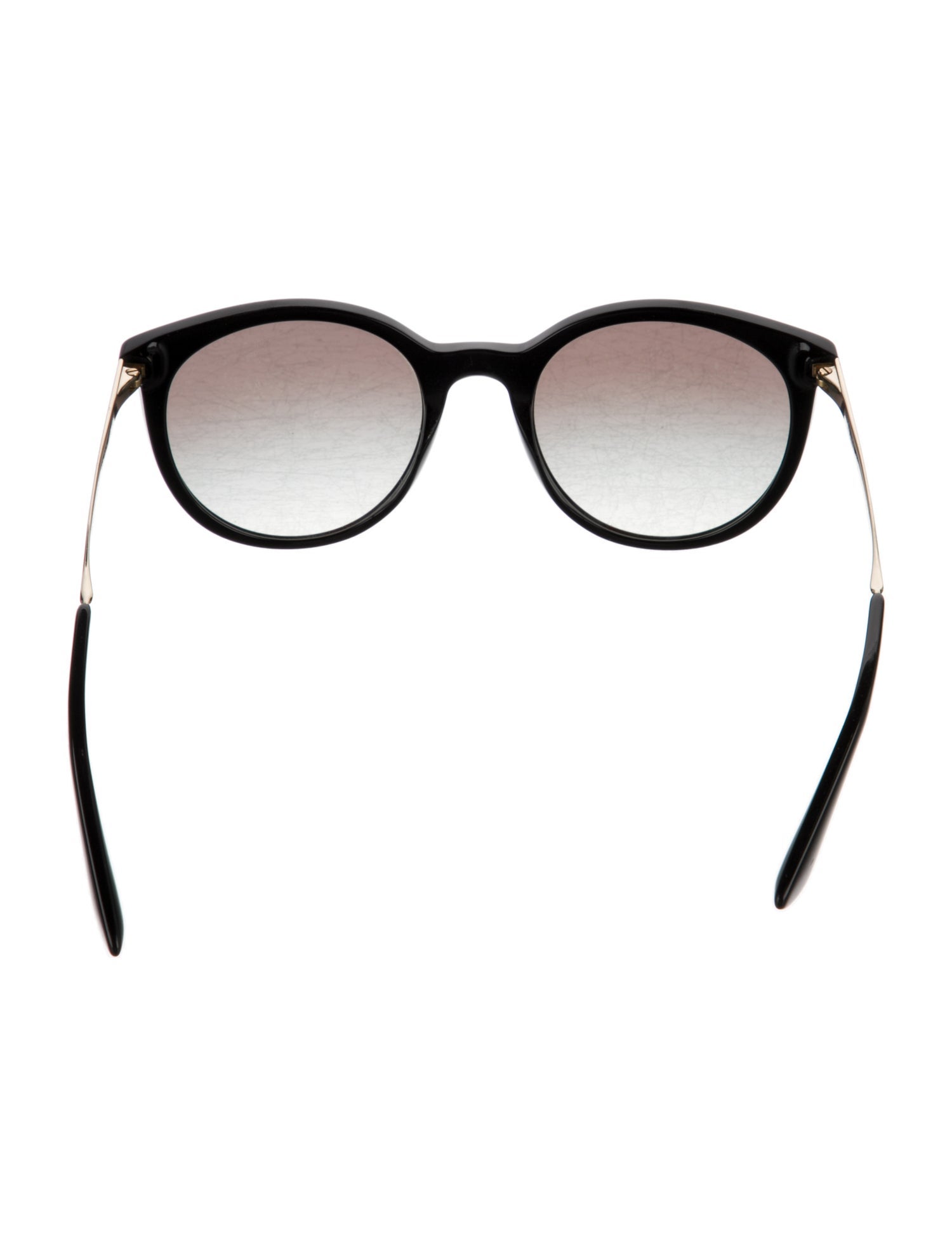 Prada Round Gradient Sunglasses