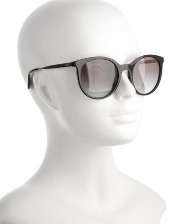 Prada Round Gradient Sunglasses