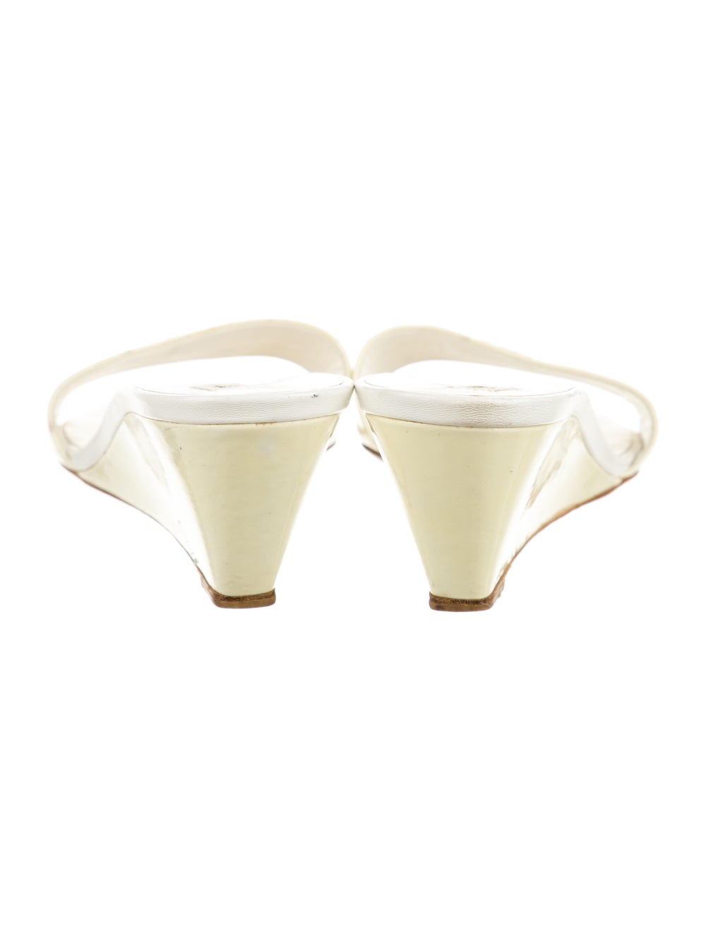 Prada Patent Leather Slides Yellow - image 4