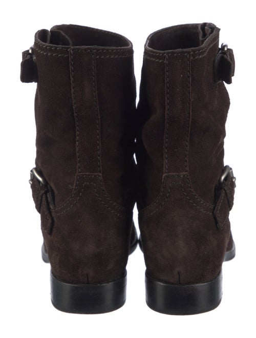 Prada Suede Moto Boots
