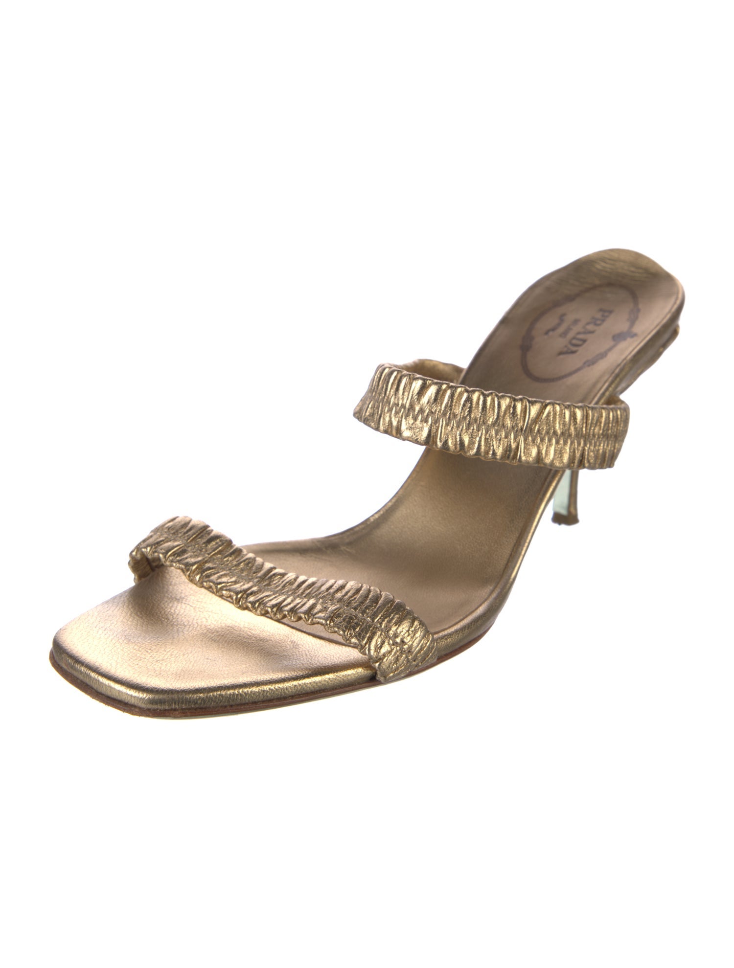 Prada Patent Leather Slides