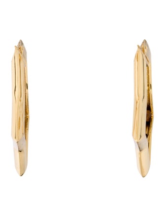 Prada Star Hoop Earrings