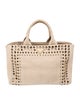 Prada Canvas Top Handle Bag
