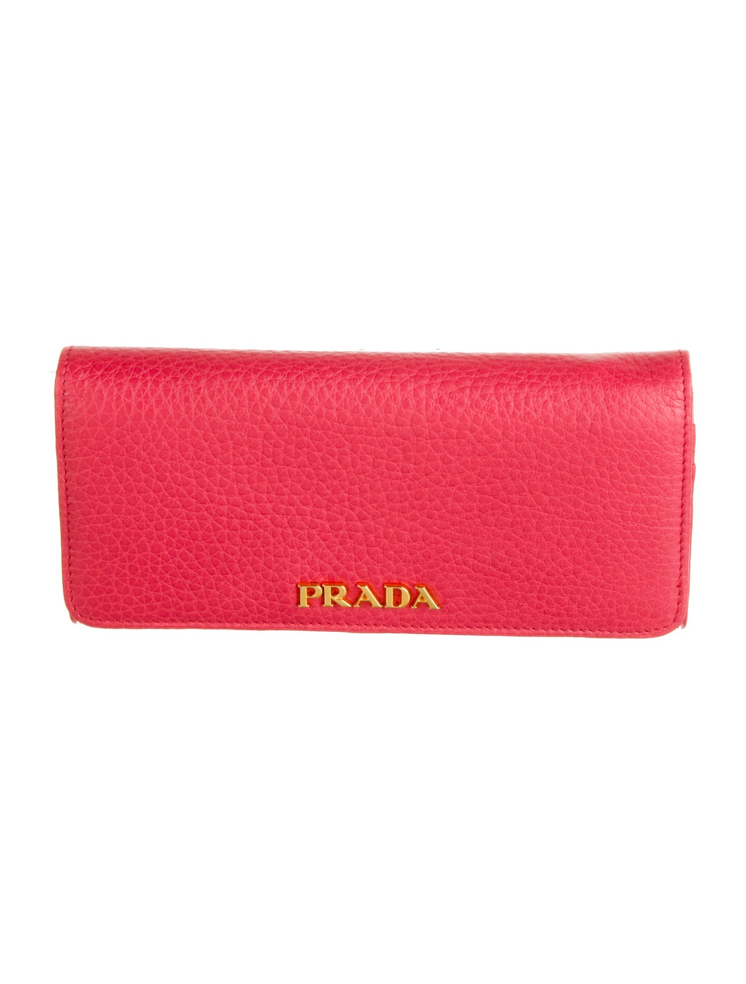 Prada Vitello Daino Leather Continental Wallet