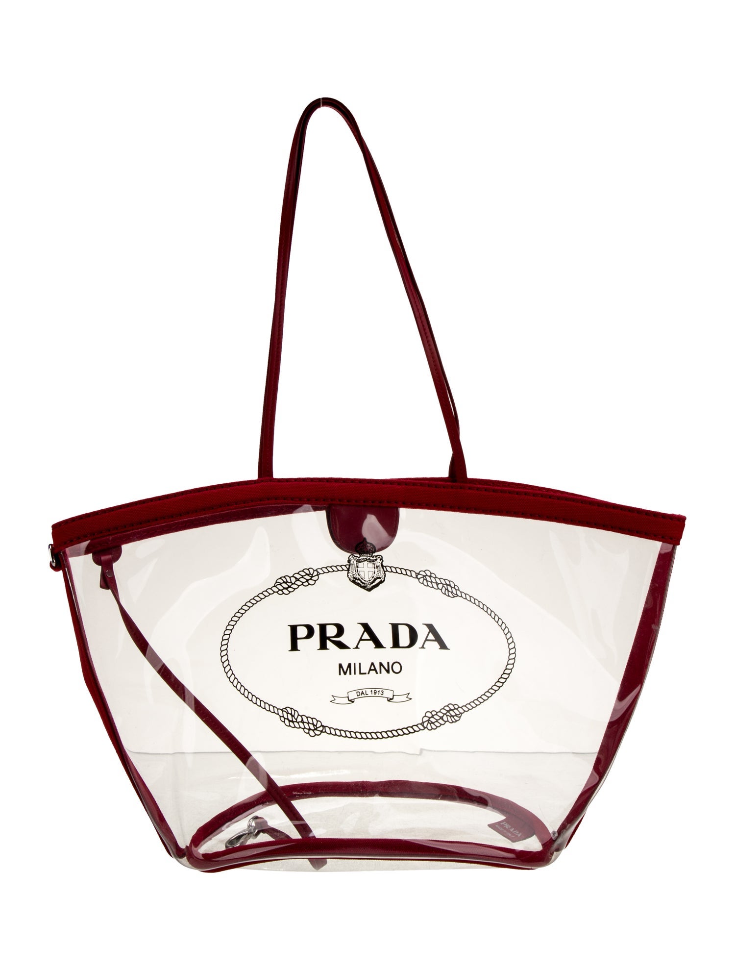 Prada Canvas Canapa Logo Small
