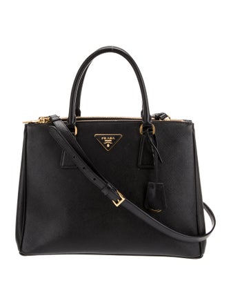 Prada Saffiano Lux Leather Galleria Double Zip Large