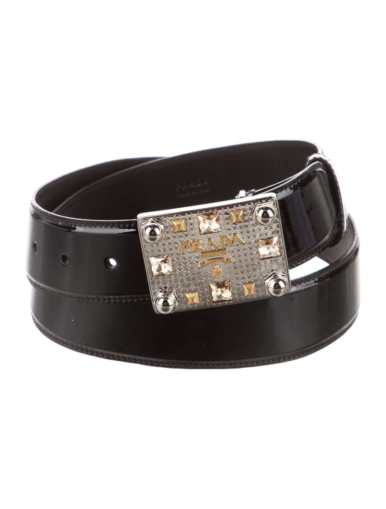 Prada Patent Leather Belt