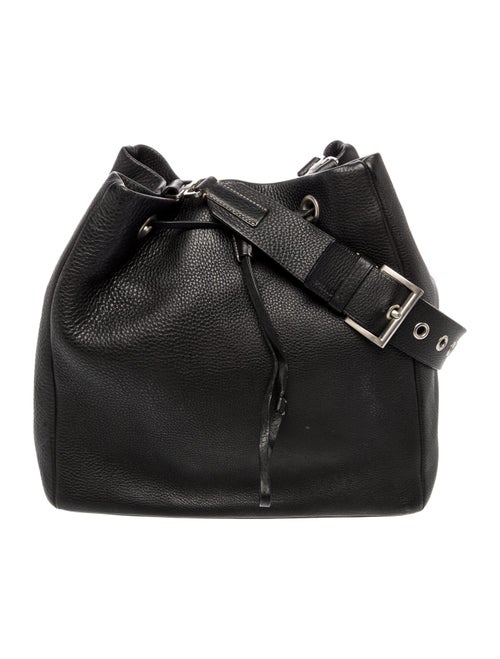 Prada Enameled Metal Triangle Bandoliera