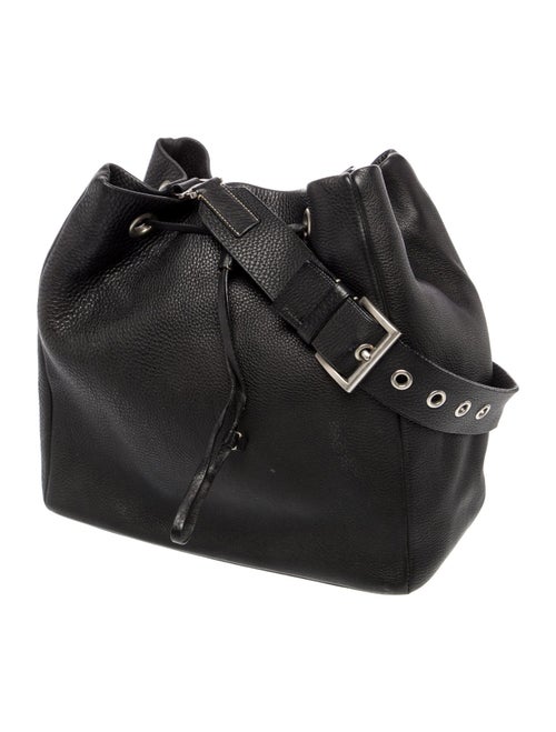 Prada Enameled Metal Triangle Bandoliera