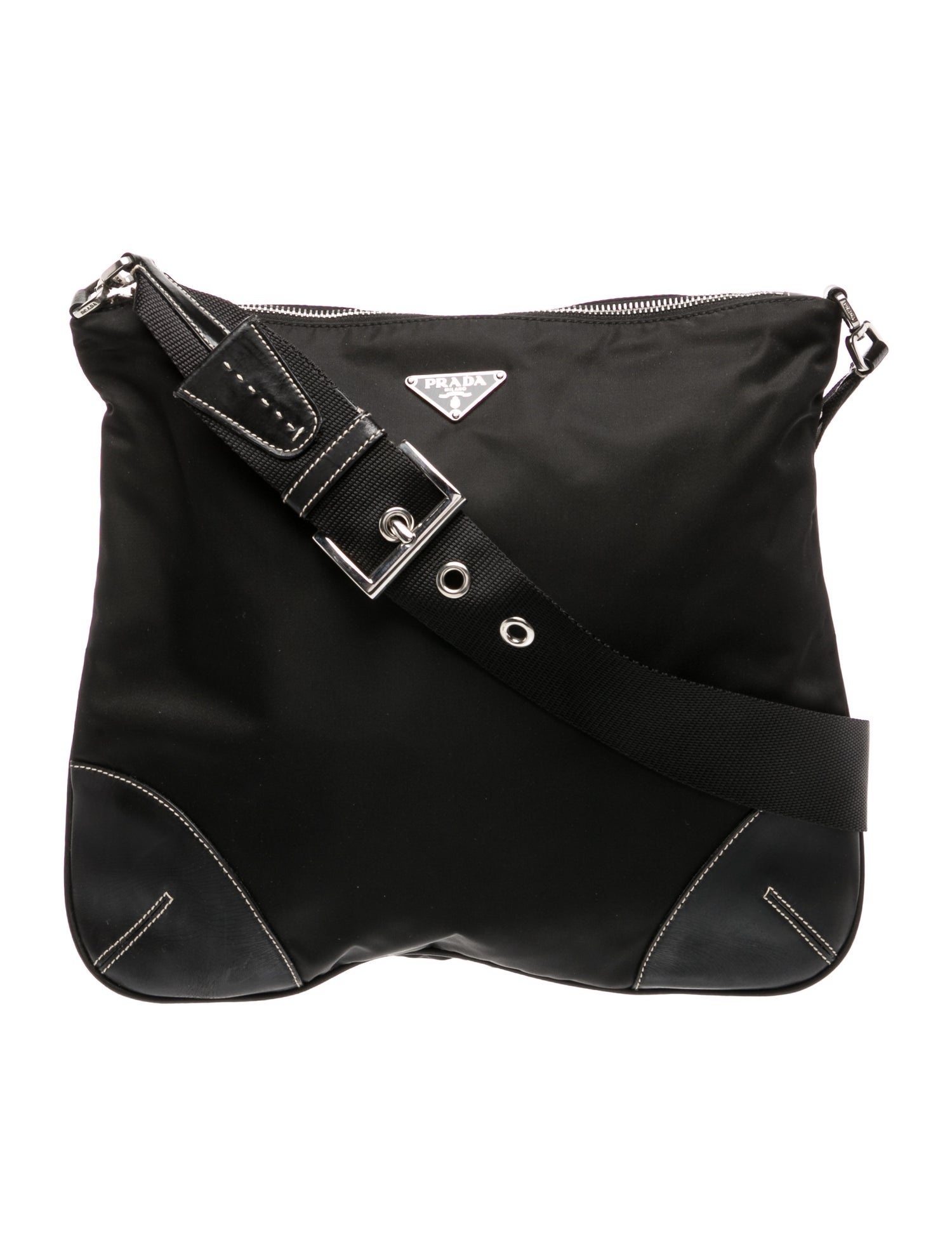 Prada Tessuto Nylon Messenger Bag