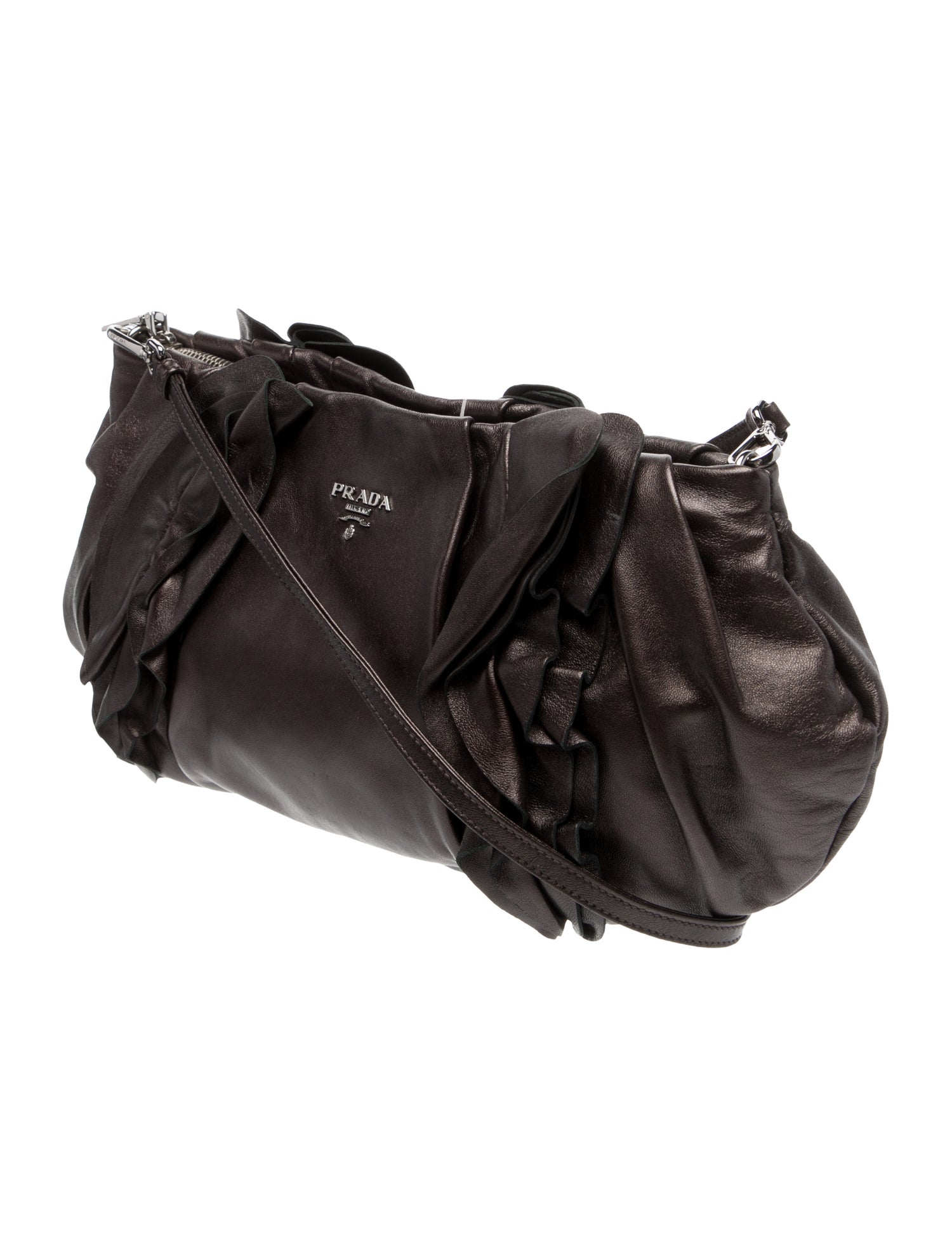 Prada Nappa Leather Shoulder Bag