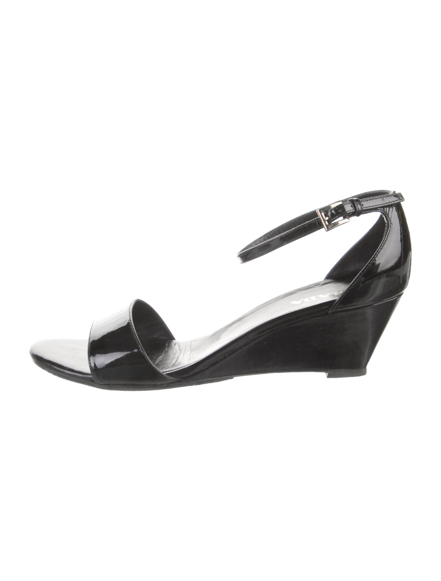 Prada Vintage Patent Leather Sandals