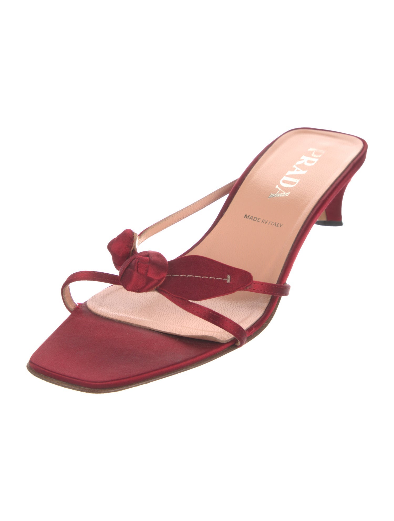 Prada Vintage Flower Slides