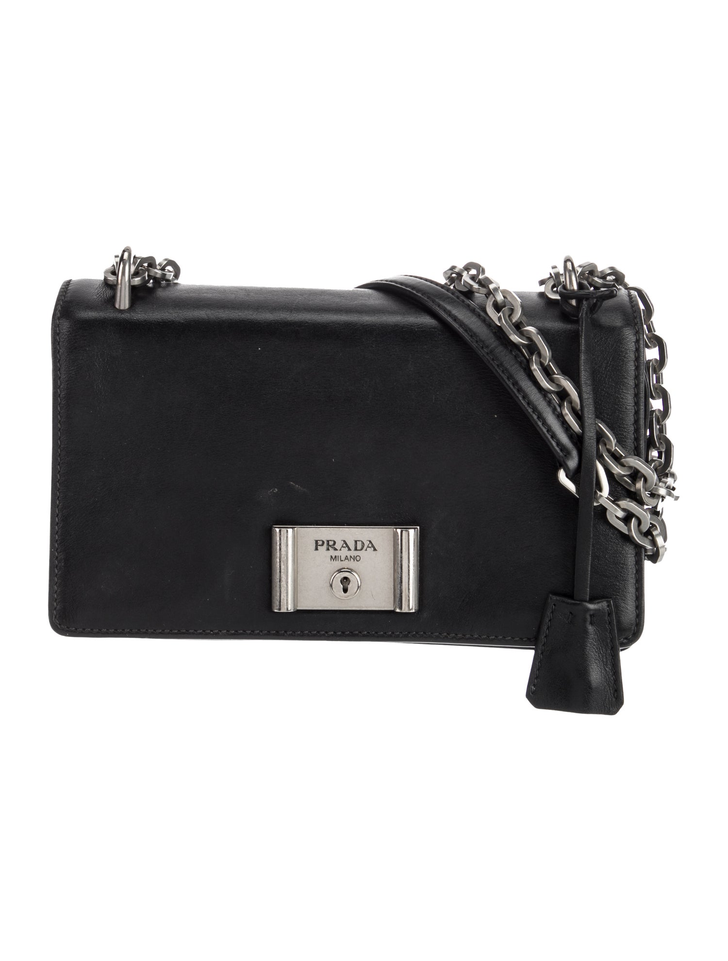Prada City Calf Leather Crossbody Bag