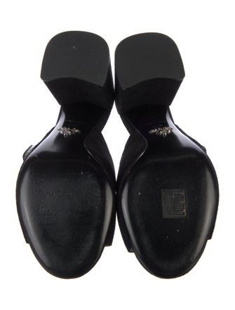 Prada Suede Slides