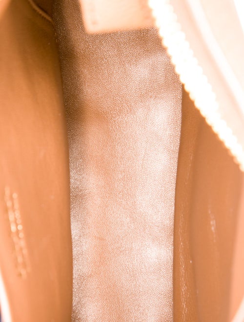 Prada Enameled Metal Triangle Shoulder Bag