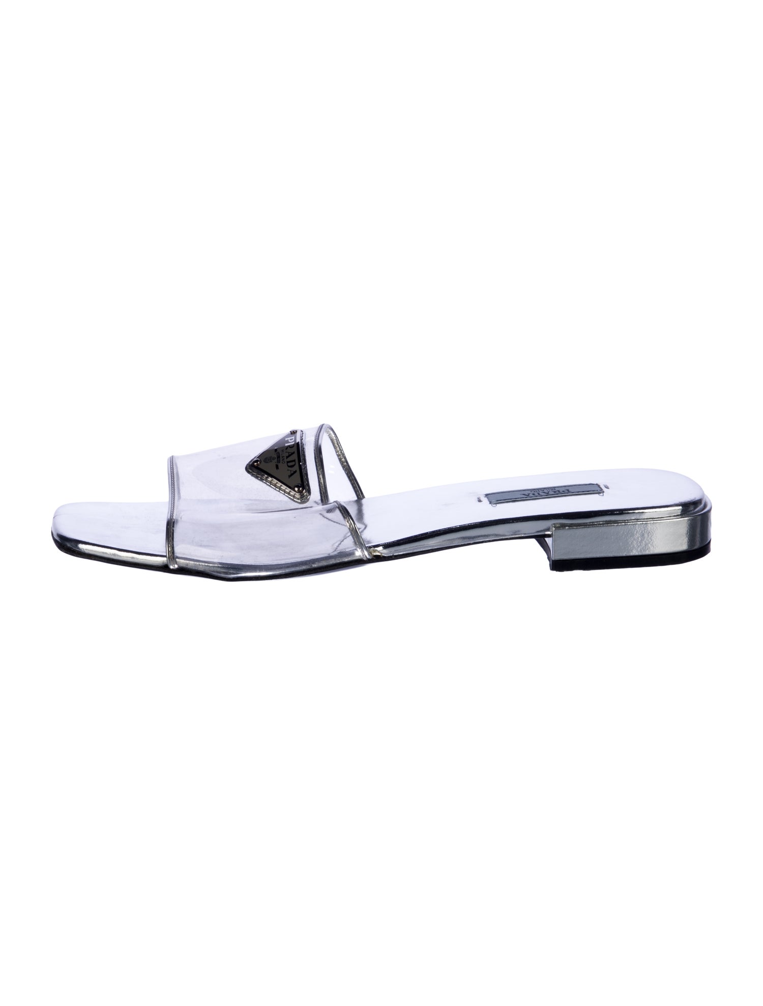 Prada Leather Slides