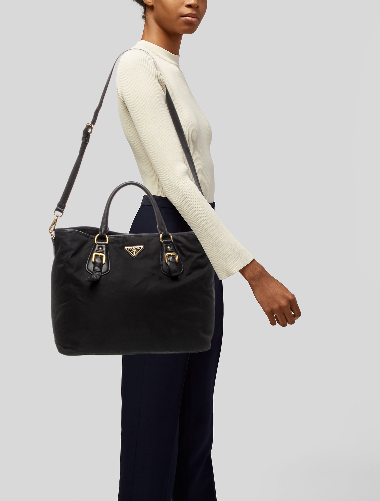 Prada Tessuto Nylon Top Handle Bag