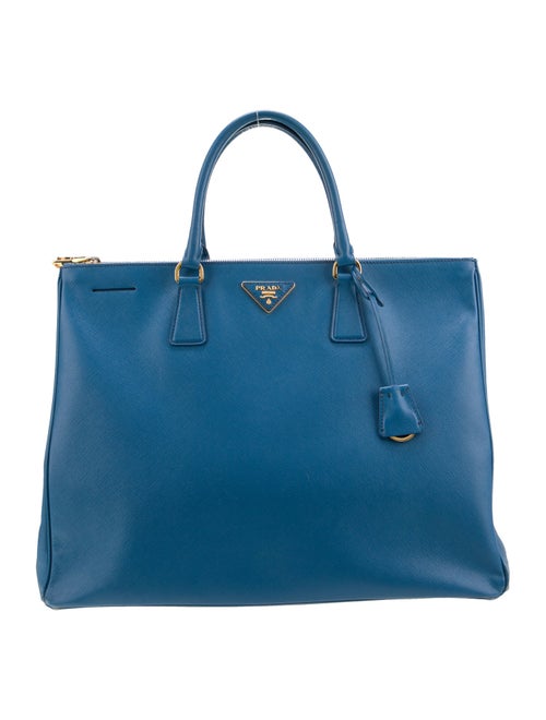 Prada Saffiano Leather Galleria Double Zip Large
