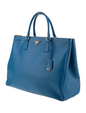 Prada Saffiano Leather Galleria Double Zip Large