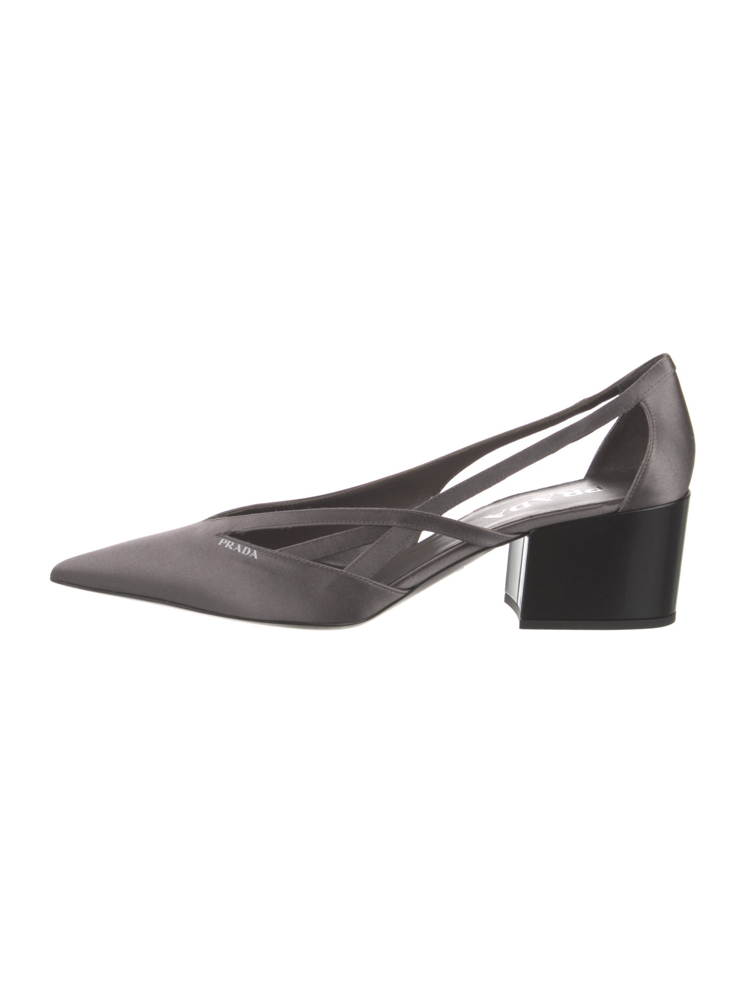 Prada Satin D'Orsay Pumps w/ Tags