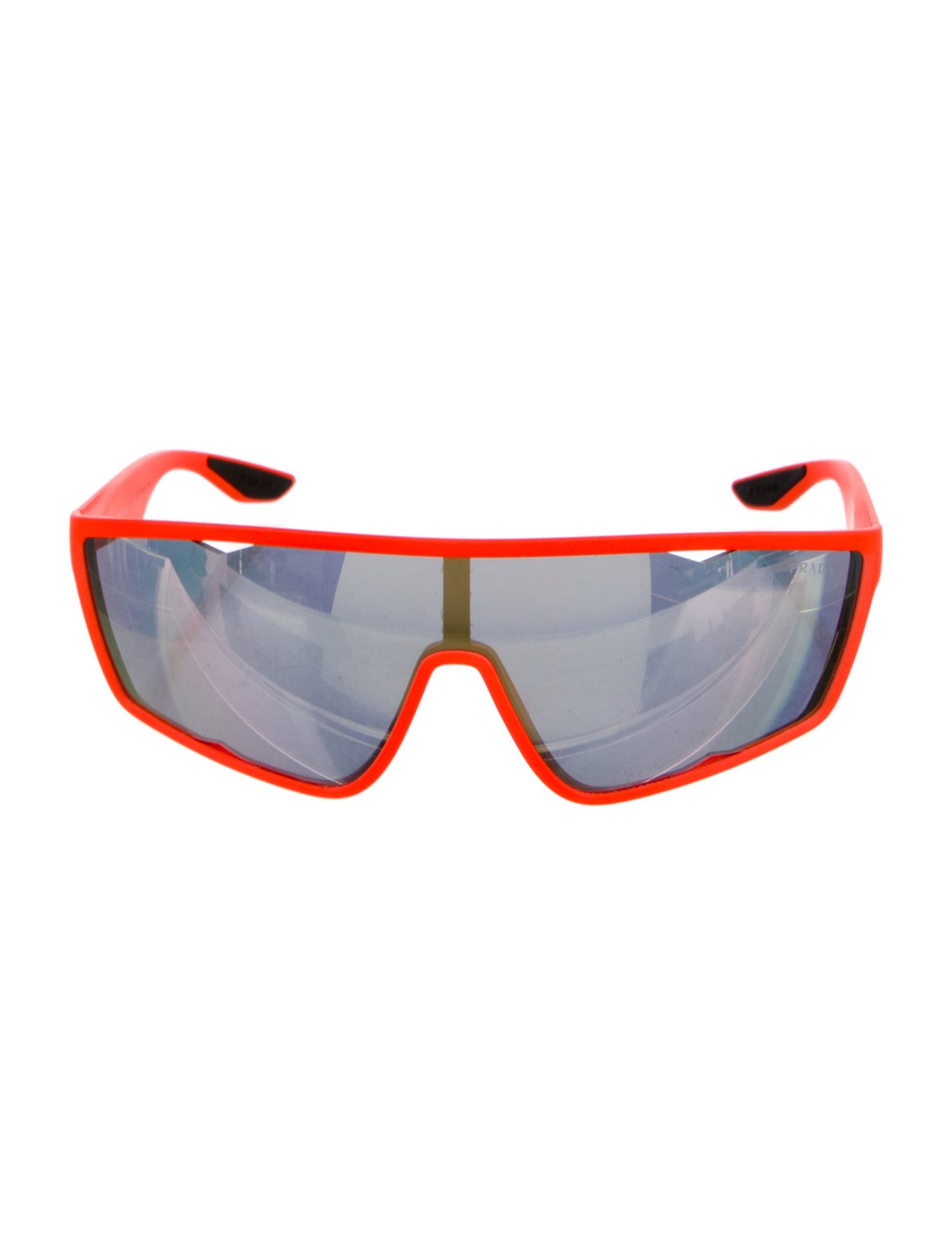 Prada Shield Mirrored Sunglasses
