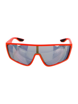 Prada Shield Mirrored Sunglasses